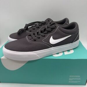 Nike SB Charge CNVS Mens Size 8 Thunder Grey White Skate Shoes CD6279-005